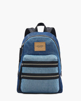 The Biker Colorblock Denim Large Backpack - Indigo Multi | Marc Jacobs on sale
