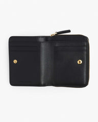The Leather Mini Compact Wallet - Black|Black | Marc Jacobs online