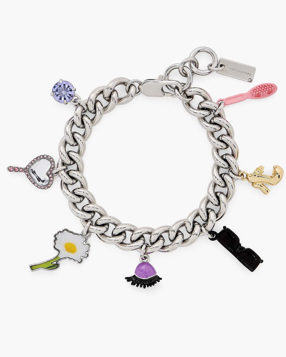 The Dollhouse Charm Bracelet - Silver/Multi | Marc Jacobs sale