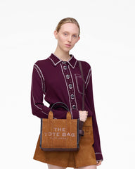 The Suede Small Tote Bag - Copper | Marc Jacobs on sale