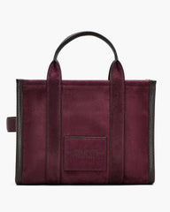 The Suede Medium Tote Bag - Dark Plum | Marc Jacobs US