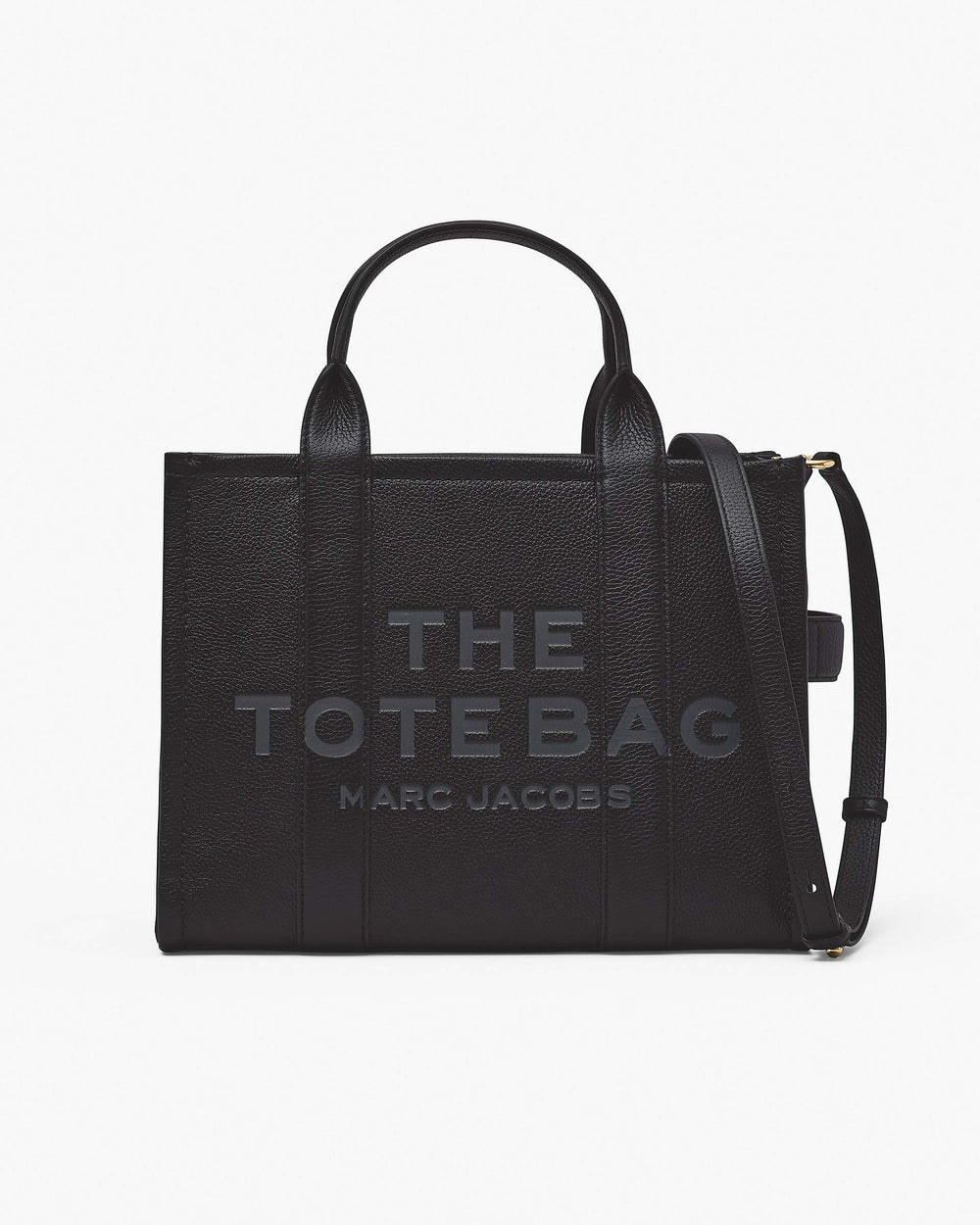 The Leather Medium Tote Bag - Black | Marc Jacobs on sale