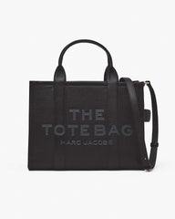 The Leather Medium Tote Bag - Black | Marc Jacobs on sale