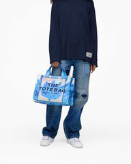 David Shrigley X Marc Jacobs Canvas Medium Tote Bag - Blue Multi | Marc Jacobs sale
