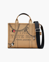 The Trompe L'Oeil Charm Canvas Medium Tote Bag - Camel Multi | Marc Jacobs for sale