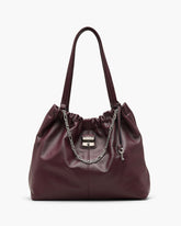 The Cristina Tote - Dark Plum | Marc Jacobs on sale