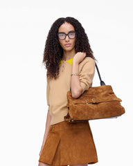 The Suede Dakota Satchel - Copper | Marc Jacobs on sale