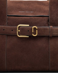 The Suede Dakota Tote - Dark Brown | Marc Jacobs online