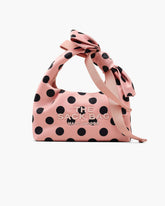 The Satin Dots Bow Mini Sack Bag - Peach Multi | Marc Jacobs on sale