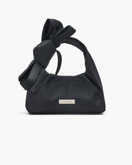 The Bow Nylon Mini Sack Bag - Black | Marc Jacobs US