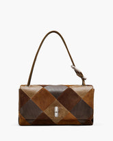 The Suede Patchwork Large Dual Bag - Brown Multi | Marc Jacobs online