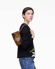 The Suede Patchwork Mini Dual Shoulder Bag - Brown Multi | Marc Jacobs US