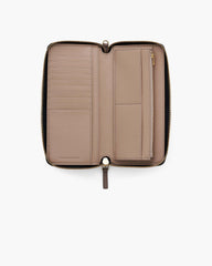 The Leather Continental Wallet - Cement | Marc Jacobs online