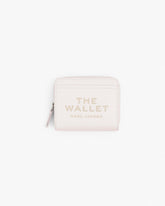 The Leather Mini Compact Wallet - Cotton|Cotton | Marc Jacobs online