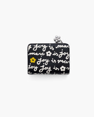 The Joy Utility Snapshot Mini Compact Wallet - Black Multi | Marc Jacobs sale