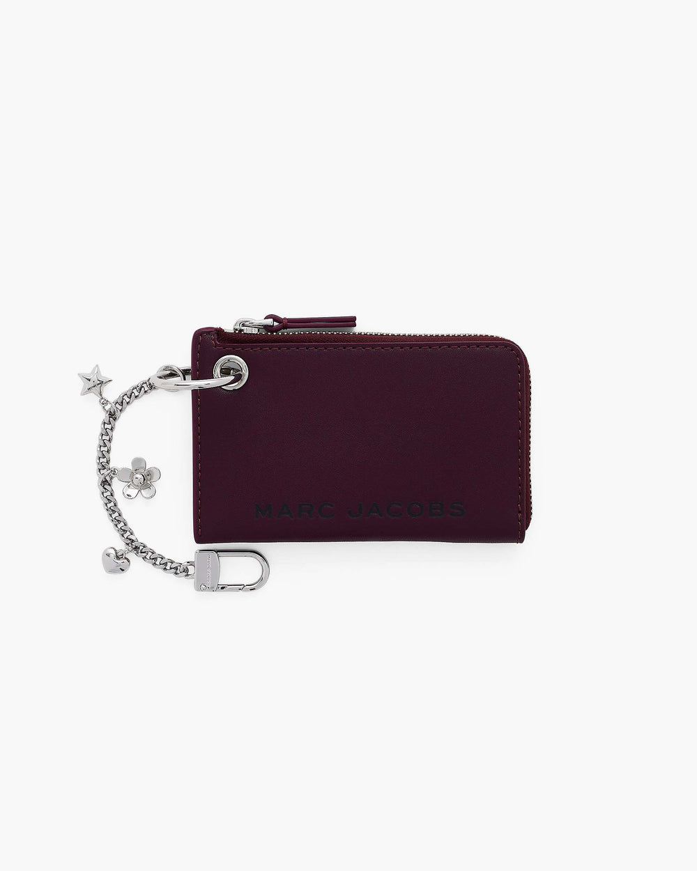 The Top Zip Charm Wallet - Dark Plum | Marc Jacobs online