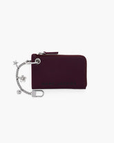 The Top Zip Charm Wallet - Dark Plum | Marc Jacobs online