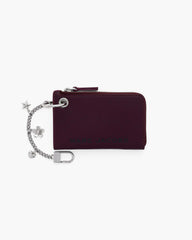The Top Zip Charm Wallet - Dark Plum | Marc Jacobs online