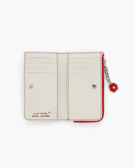 David Shrigley X Marc Jacobs Everyday Logo Slim Wallet - Red Multi | Marc Jacobs on sale