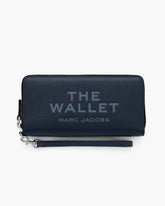 The Leather Continental Wallet - Blue Sea | Marc Jacobs online