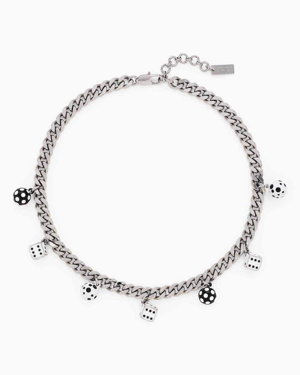 Derrick Adams X Marc Jacobs Dice Charm Necklace - Silver/Multi | Marc Jacobs discount