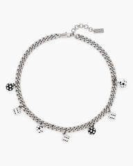 Derrick Adams X Marc Jacobs Dice Charm Necklace - Silver/Multi | Marc Jacobs discount