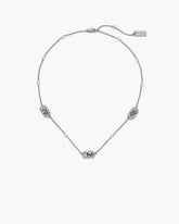 The J Marc Luxe Station Necklace - Silver/Crystal | Marc Jacobs discount