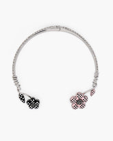 The Dots Daisy Collar Necklace - Silver/Peach | Marc Jacobs on sale