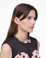 The Dots Daisy Collar Necklace - Silver/Peach | Marc Jacobs on sale