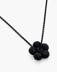 The Daisy Pave Necklace - Black/Black Crystal | Marc Jacobs online