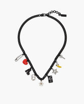 The Collector Charm Necklace - Black Multi | Marc Jacobs online