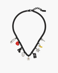 The Collector Charm Necklace - Black Multi | Marc Jacobs online