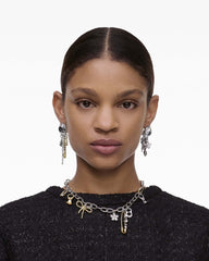 The Grunge Glam Charm Necklace - Gold/Silver | Marc Jacobs sale