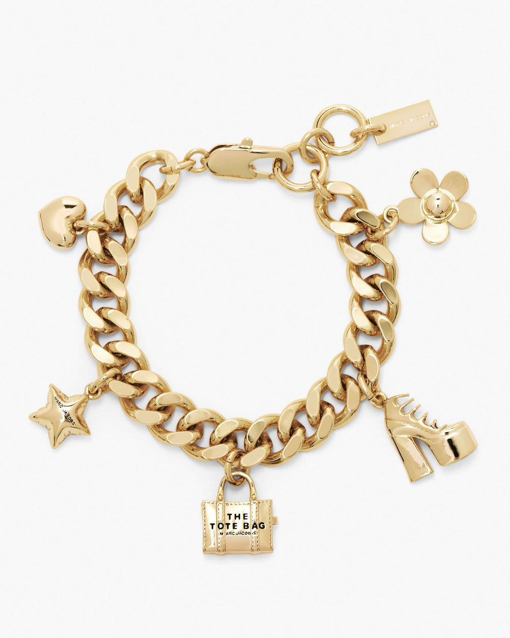 The Mini Icon Charm Bracelet - Light Antique Gold | Marc Jacobs sale
