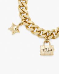 The Mini Icon Charm Bracelet - Light Antique Gold | Marc Jacobs sale