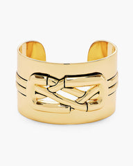 The Dual Statement Cuff Bracelet - Gold | Marc Jacobs online