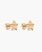 The Star Balloon Stud Earrings - Light Antique Gold | Marc Jacobs online