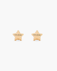 The Star Balloon Stud Earrings - Light Antique Gold | Marc Jacobs online