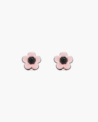 The Daisy Stud Earrings - Silver/Peach | Marc Jacobs for sale
