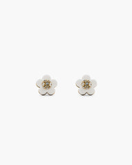 The Daisy Stud Earrings - Gold/White | Marc Jacobs on sale