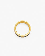 The Marc Jacobs Enamel Ring - Gold/Black | Marc Jacobs for sale