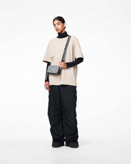 The Thin Outline Logo Webbing Strap - Black/Silver | Marc Jacobs sale