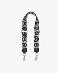 The Outline Logo Webbing Strap - Black/Silver | Marc Jacobs for sale