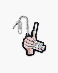 The Marc Mani Bag Charm - Black | Marc Jacobs online