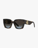 The J Marc Square Cutout Sunglasses - Havana | Marc Jacobs for sale