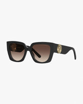 The J Marc Square Cutout Sunglasses - Black | Marc Jacobs on sale