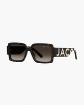 The Marc Jacobs Bold Logo Square Sunglasses - Havana | Marc Jacobs online