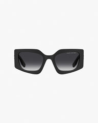 The Square Cat Eye Sunglasses - Black | Marc Jacobs on sale