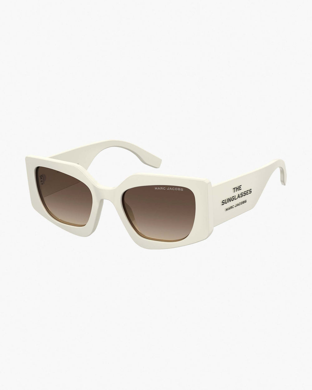 The Square Cat Eye Sunglasses - Ivory | Marc Jacobs US