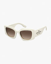 The Square Cat Eye Sunglasses - Ivory | Marc Jacobs US